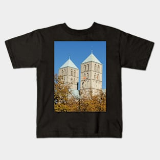 Cathedral, church, minster, city, Westphalia Kids T-Shirt